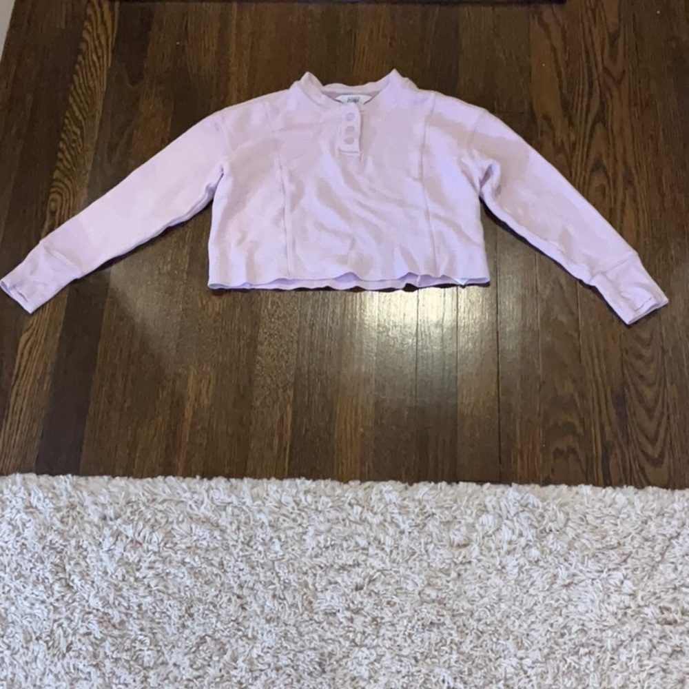 Girls athleta Lavender Long Sleeve Top